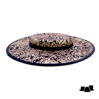 tesi matelot bardot panama goud en zwart