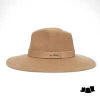 brixton fedora eleanor woolfelt tan