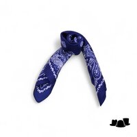 onkar neckerchief paisley donkerblauw