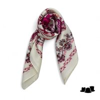 onkar neckerchief regency ivory and pink