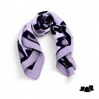 onkar neckerchief sjaal classic animal print panter grey