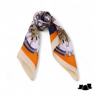 onkar neckerchief horses tangerine