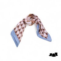 onkar neckerchief belts steel blue