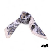 onkar neckerchief satijn paisley pastel colors
