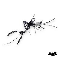 eigen atelier bespoke haarversiering  multiveren groot zwart