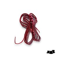 eigen atelier bespoke haarversiering  lussen en parels bordeaux