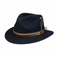 stetson traveller outdoor woolfelt navy