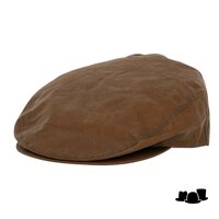 brixton hooligan flat cap waxed cotton copper