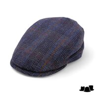 city sport ivy pet 92 harris tweed blok ruit blauw
