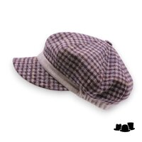 jos van dijck ballonpet alis99 wol ruit bordeaux