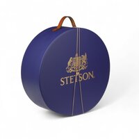 stetson classic hat box blue