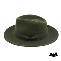 jos van dijck fedora quest haarvilt forest green