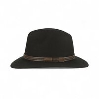 hatland fedora ashford wolvilt black