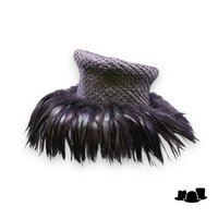 yvonne de bruijn blackbird muse gelegenheidshoed zwart