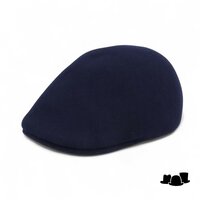 kangol flatcap 507 seamless wool dark blue