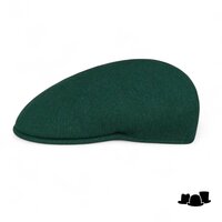 kangol flatcap 504 wool deep emerald