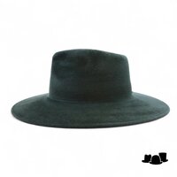 weba hats fedora 9100 velourvilt flessengroen