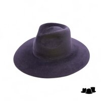 weba hats fedora 9100 velourvilt marine blauw