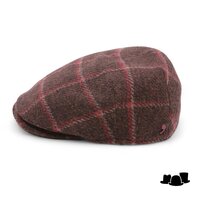 alfonso deste ivy pet ionio oorklep wolmix ruit bruin