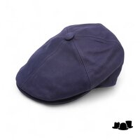 alfonso deste ballonpet dam nubuck leder blauw