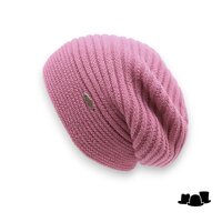 bronte muts faraona alpaca wol mix dubbelgebreid strawberry pink