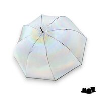 knirps paraplu c760 transparent stardust black