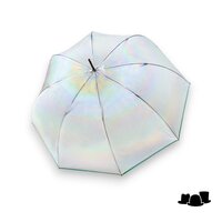 knirps paraplu c760 transparent stardust agave