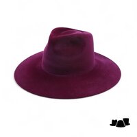 weba hats fedora 9100 velourvilt bordeaux