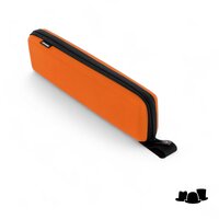 knirps paraplu x4u ultra light slim manual with case neon orange