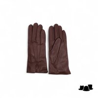 caridei dameshandschoen carly pinhole leather tan