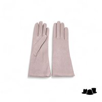 caridei lange dames handschoenen cecile leather pinhole beige