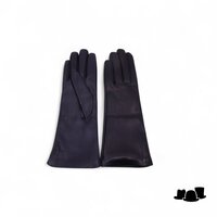 caridei lange dameshandschoenen constanza touch screen leather zwart