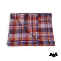 city sport sjaal donegal tweed visgraat blok ruit multi