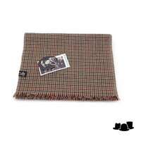 city sport sjaal british tweed houndstooth beige
