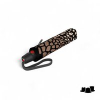 knirps paraplu t200 medium duomatic animal mocca