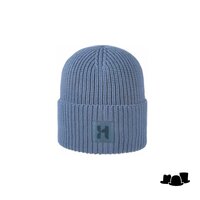 hatland beanie darik rws merino wool slate blue