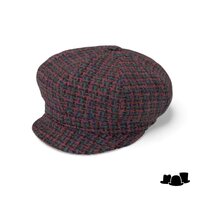 fiebig dames ballonpet harris tweed dark colours
