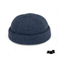 fiebig docker shetland wol jeansblauw