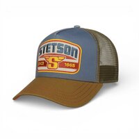 stetson trucker cap s wing blue and green