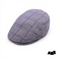 city sport ivy pet crossover 92 linnenmix blok ruit grijsblauw