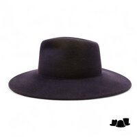 weba hats fedora 9100 velourvilt zwart