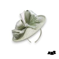 maddox small occasion disc oval knot sinamay salie