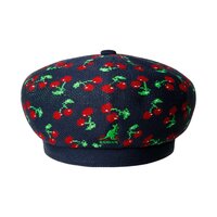 kangol beret jax cherry tropic navy