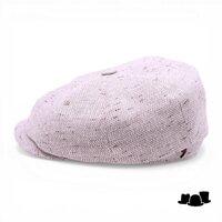 alfonso deste ballonpet kyoto linnen en zijde gemeleerd beige en bruin