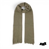 stetson summer scarf linenmix olive