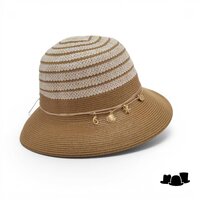 seeberger cloche seashells papierstro camel