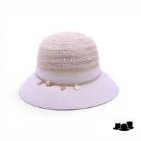 seeberger cloche seashells papierstro wit