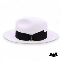 borsalino panama classic fino wide brim white and black