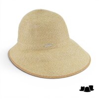 seeberger flaphoed mara papierstro zand bruin