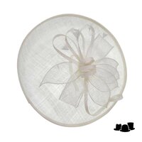 seeberger fascinator disc wanda sinamay wit